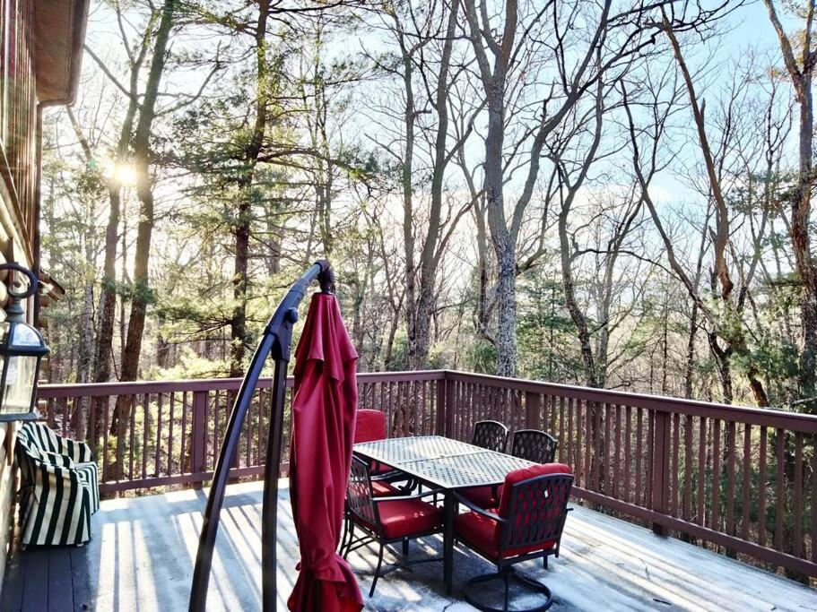 One Of A Kind Rustic Log Cabin Near Bryce Resort - Large Game Room - Fire Pit - Large Deck - Bbq Basye Exterior photo