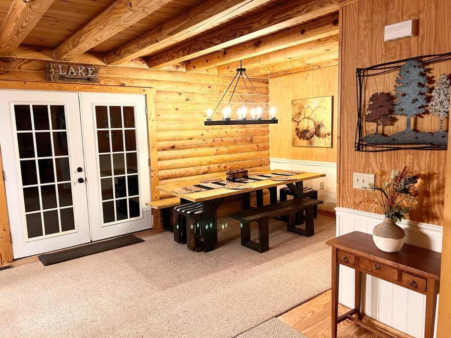 One Of A Kind Rustic Log Cabin Near Bryce Resort - Large Game Room - Fire Pit - Large Deck - Bbq Basye Exterior photo